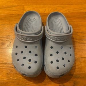 Blue crocs